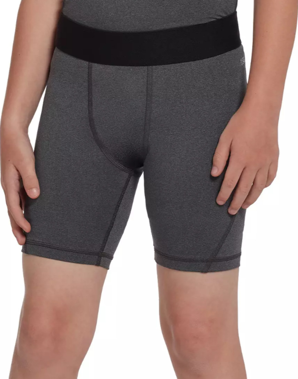 DSG Boys Small Dark Heather Gray Compression Activewear Athleisure Shorts J12-11